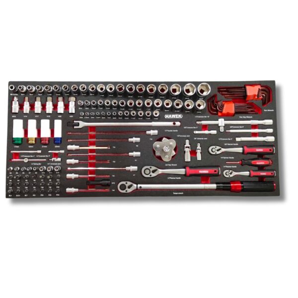 ПРОФЕСИОНАЛЕН ШКАФ С ИНСТРУМЕНТИ С 12 ЧЕКМЕДЖЕТА – 11 ПЪЛНИ HAWEK