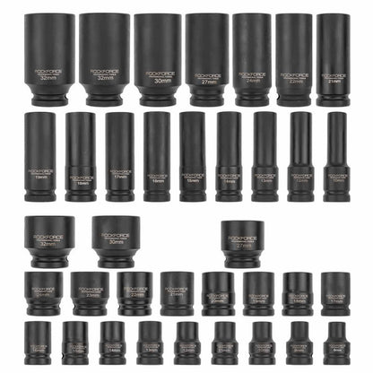 КОМПЛЕКТ УДАРНИ ВЛОЖКИ 35 ЧАСТИ 1/2 (8 – 32 мм) ROCKFORCE