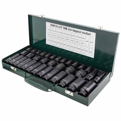 КОМПЛЕКТ УДАРНИ ВЛОЖКИ 35 ЧАСТИ 1/2 (8 – 32 мм) ROCKFORCE