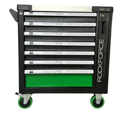 ШКАФ С ИНСТРУМЕНТИ С 7 ЧЕКМЕДЖЕТА – 4 ПЪЛНИ,МЕТАЛЕН ПЛОТ И ОТДЕЛЕНИЕ ЗА ЗАКАЧАНЕ НА ИНСТУМЕНТИ ROCKFORCE