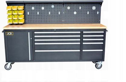ПОДВИЖЕН ШКАФ ЗА ИНСТРУМЕНТИ С РАБОТЕН ПЛОТ JCB