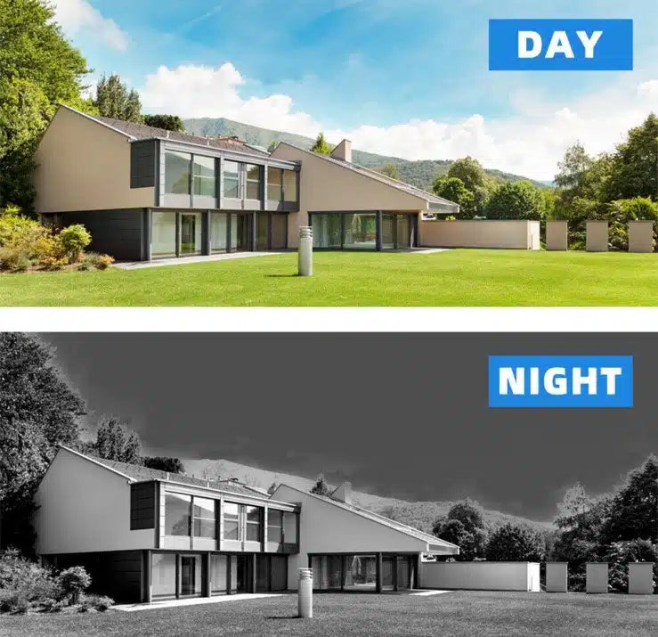 Видеонаблюдение с 4 камери FULL HD