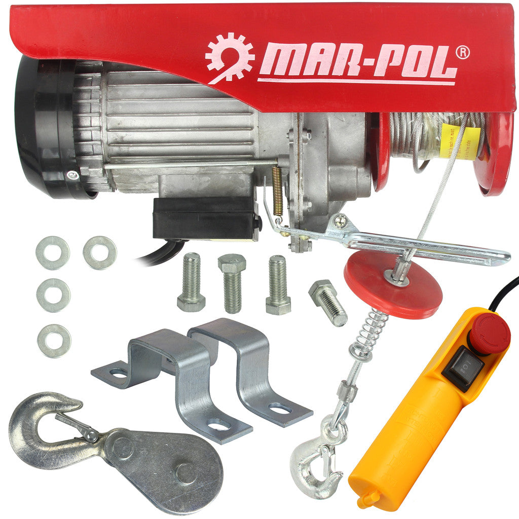 ЕЛЕКТРИЧЕСКА ВЪЖЕНА ЛЕБЕДКА 300 / 600 КГ 12 М 1200W MAR-POL